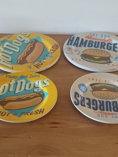 Retro diner piece plastic - retro,