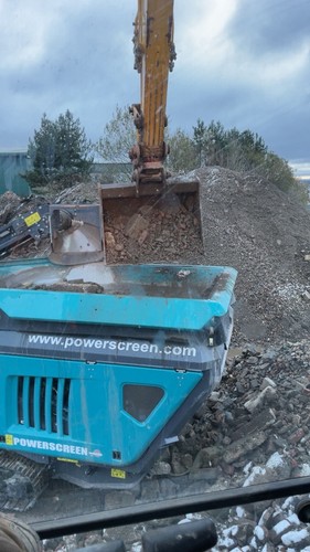 Power screen concrete tarmac - power, tarmac/