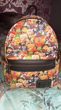 Muppets Cast AOP Disney Loungefly Mini Backpack Excellent Rare Hard To Find