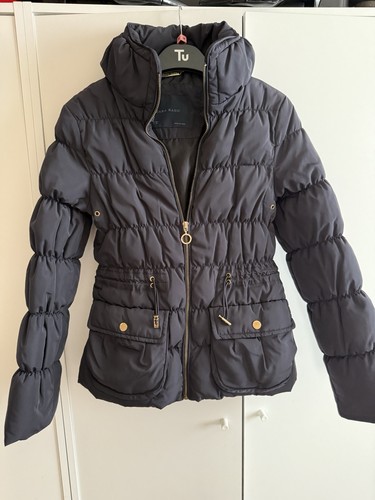 Zara navy padded coat - , s