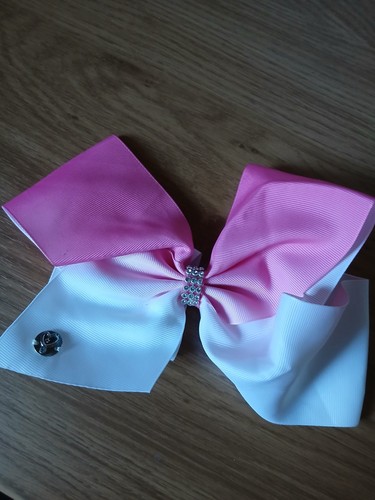 Large pink and - , white
