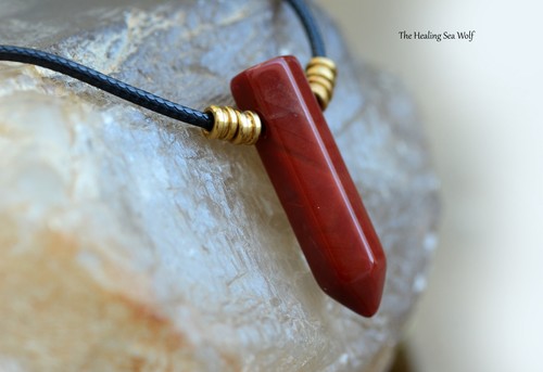 Deep red carnelian - carnelian, necklace