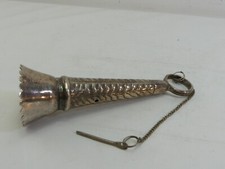 (ref288BB) Superb antique silver plated posy holder 15cm tall