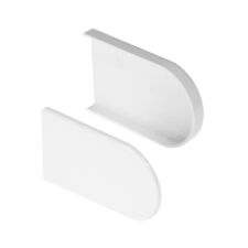 uPVC Bullnose End Cap Pair Short Window Capping Board / Cill End Covers