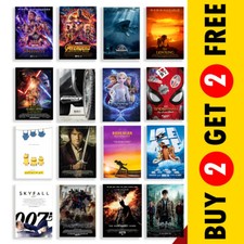 Most Popular 2010s Movie Posters A3 A4 A5 Size Film Art Print Home Décor Gift