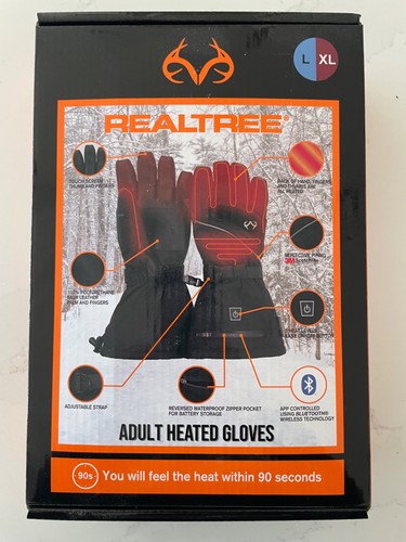 Realtree adult heated gloves