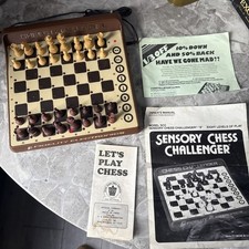 Fidelity Electronics Sensory Chess Challenger 8" - Board Complete Fully Working 