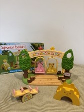 Sylvanian Families Nursery Playground Swing Set Complete with Seesaw and Arch