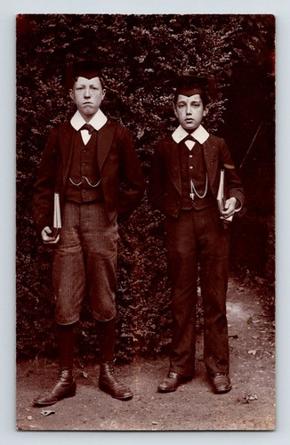 Children two young scholars - children:,