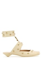 Chloe Jade Cream Beige Stud