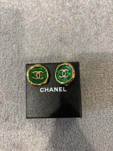 Chanel logo round green - round,