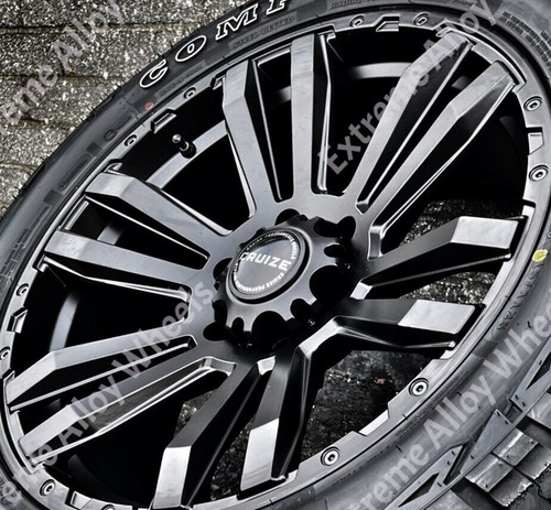 Black stryker alloy wheels - stryker,