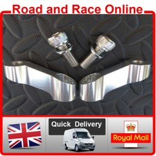 Kawasaki KH125-KH250-KH400-KH500 Mirror Extenders-Risers Pair 10mm Chrome