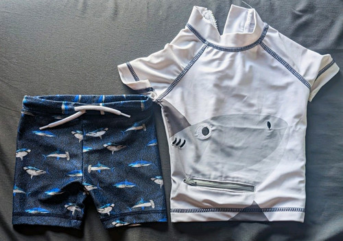 Next boys 2pc shark swim - swim, set