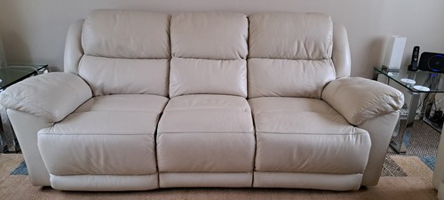 Seater leather recliner sofa - leather,