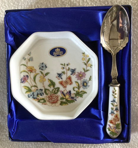 Aynsley octagonal jam dish - octagonal, and