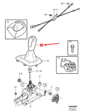 Volvo c30 gear shift knob - gear,