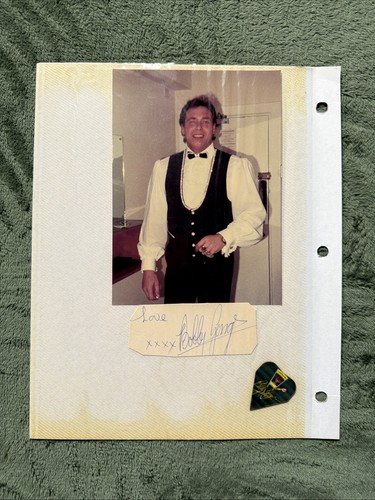 Bobby george signed autograph - george,