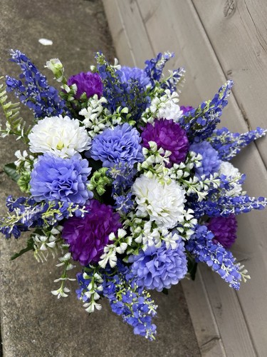 Artificial grave pot flower - grave,