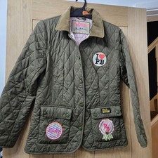 Paul's Boutique Women's Khaki Jacket Size Small. Quilted Padded