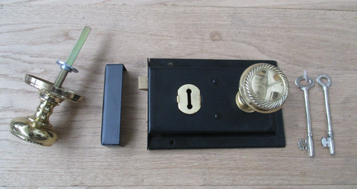 Rim door lock knob - lock, &