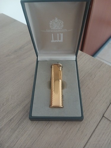 Dunhill lighter gold plates - lighter,