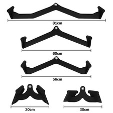 Lat Pull down Set (5 piece) Professional LAT Pulldown Attachment Set T-bar V-bar