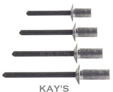 SEALED POP RIVETS CLOSED DOME HEAD ALUMINIUM/STEEL BLIND 4.8mmØ x CHOOSE LENGTH
