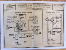 Original LUCAS Motor Cycle