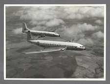 RAF DE HAVILLAND COMET & BRISTOL BRITANNIA ORIGINAL VINTAGE AIR MINISTRY PHOTO