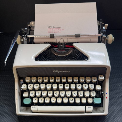 1963 olympia sm7 typewriter - olympia, w