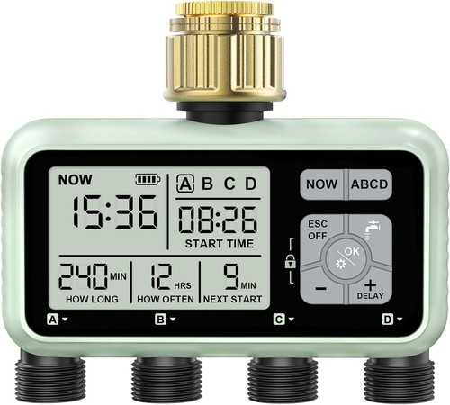 Zone water timer brass inlet - zone,
