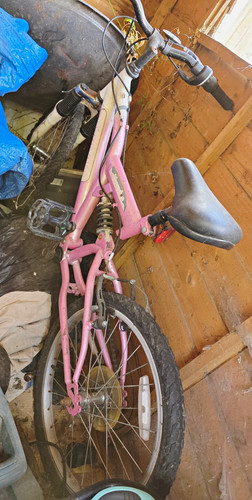 Girls pink kids bike - girls,