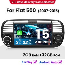 7" For Fiat 500 2007-2015