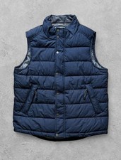 FatFace Navy Puffer Gilet Size