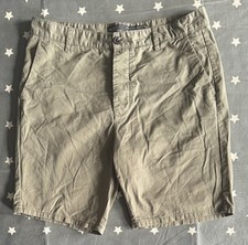Mens Primark Chino Shorts W32” Regular Fit Khaki