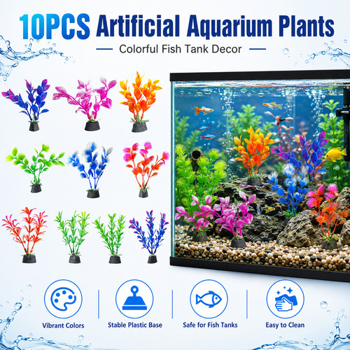 10pcs mixed aquarium fish tank - mixed,