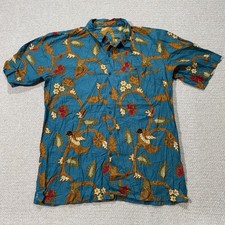 Batik Pattern Shirt Mens Large