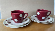 RETRO MEAKIN STUDIO RED POLKA