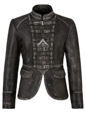 Ladies leather jacket vintage - ladies,