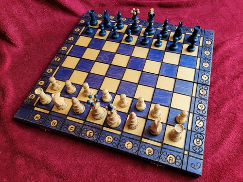 Blue senator wooden - "senator", chess