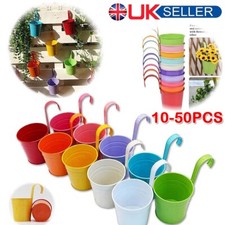 50pcs metal flower pot colour - pot,