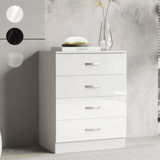 High gloss chest drawers - chest,