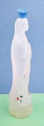 Holy water bottle vtg lourdes - water,