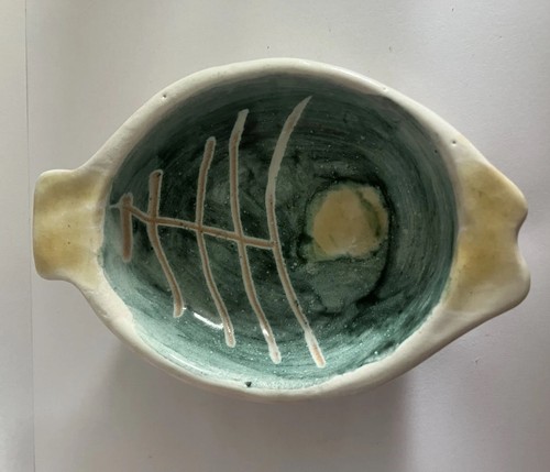 Signed studio pottery - studio, bowl