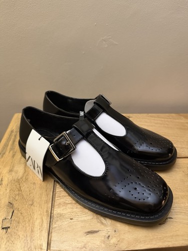 Zara women flat patent - zara,