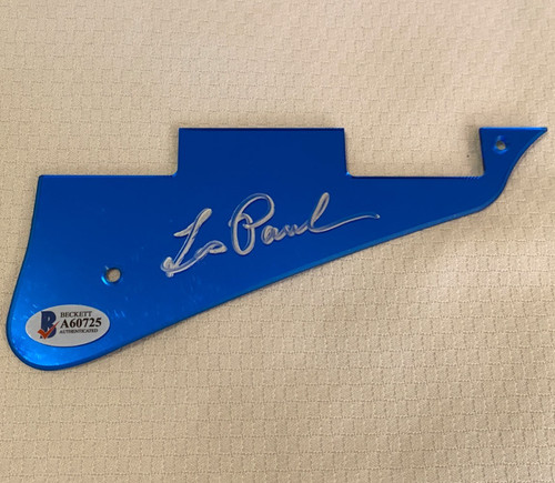 Les paul autographed auto - les,