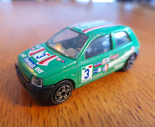 Burago renault clio rally car - burago,