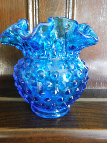 Fenton blue pimpled - fenton,