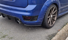Ford Focus MK2 ST225 Pre Facelift Rear Bumper Corner Spats Spoilers. Gloss Black